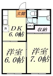 グレーシーフラット吉川の物件間取画像